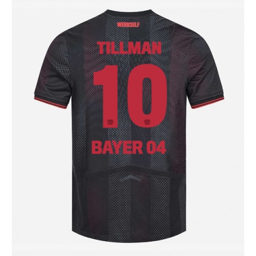 Moški Nogometni dresi Bayer Leverkusen Malik Tillman #10 Domači 2025-26 Kratek Rokav